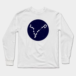 Pisces Zodiac Constellation Long Sleeve T-Shirt